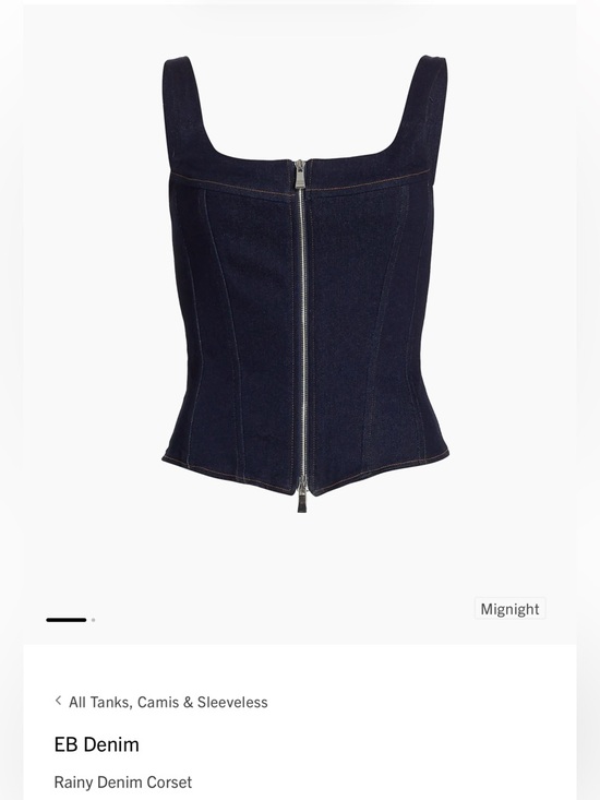 EB Denim Tops - Rainy Denim Corset